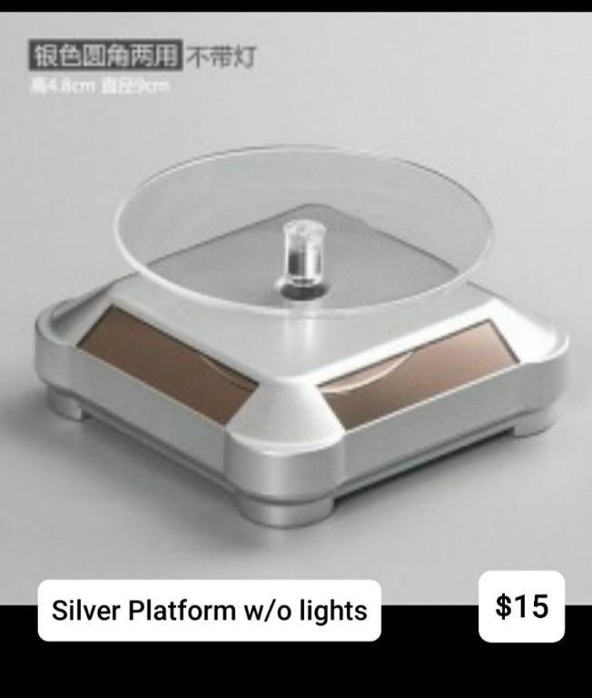Solar panels 360 rotary display stand table, Everything Else on Carousell