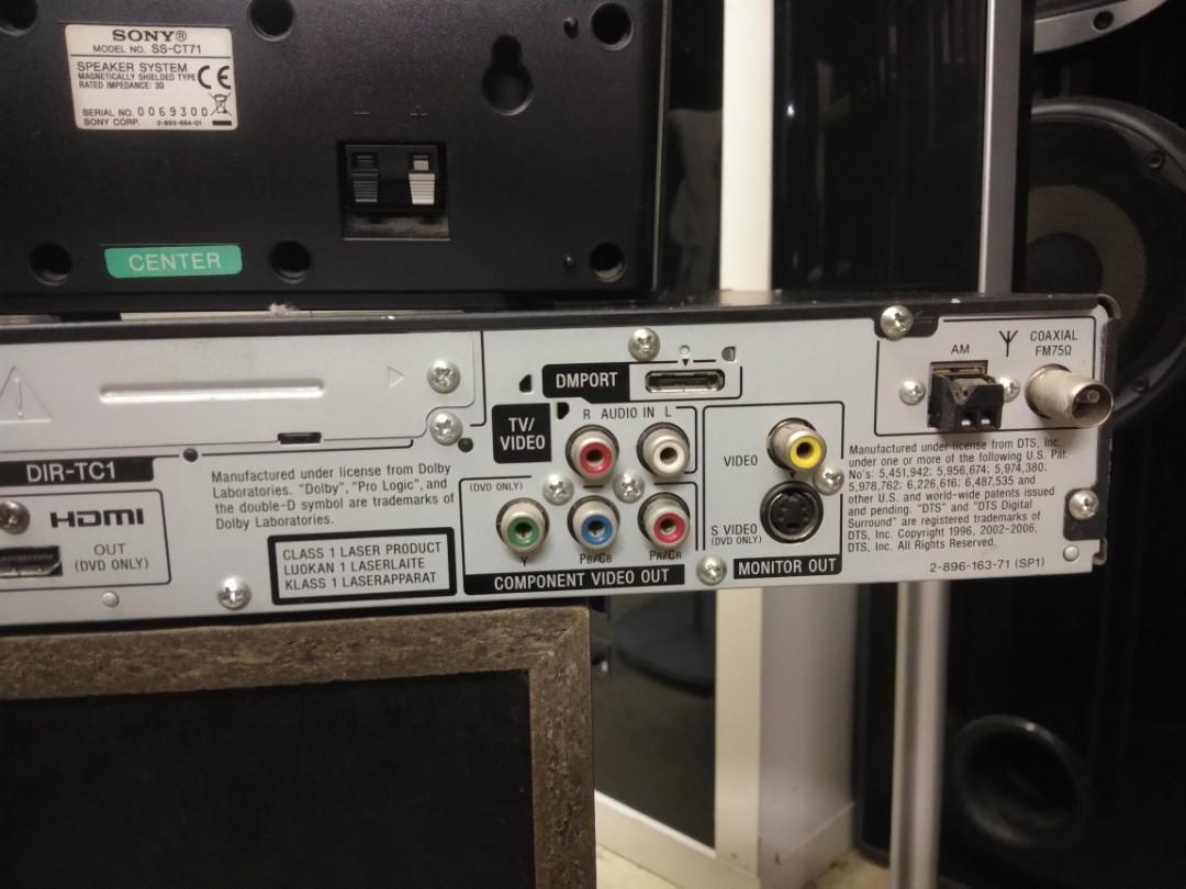 Sony DAV-DZ750K 1000w 5.1 channel home Theater System, Audio, Soundbars ...