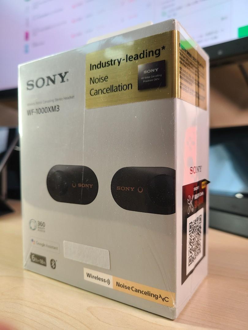 Sony WF-1000XM3 藍芽5.0降噪耳機全新未開封無單, 電子產品, 錄音器材 