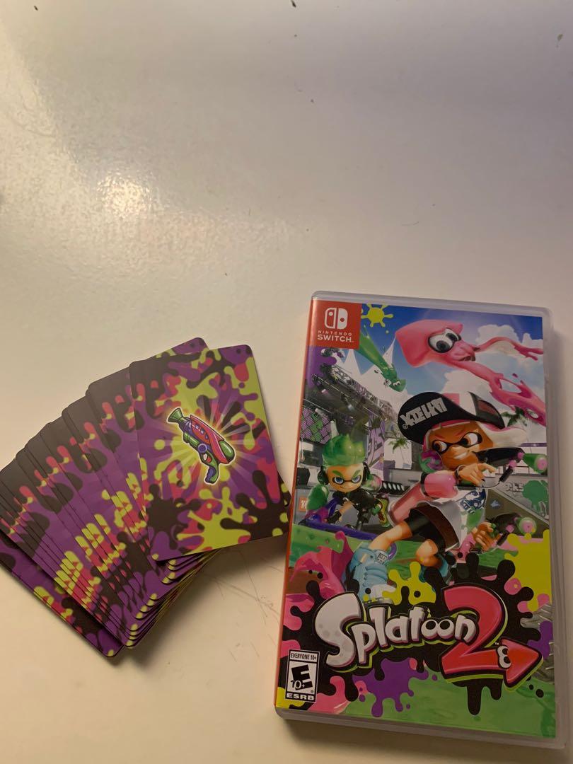 Splatoon 2 With Amiiboo Card Nintendo Switch Games Video Gaming Video Game Consoles Nintendo On Carousell