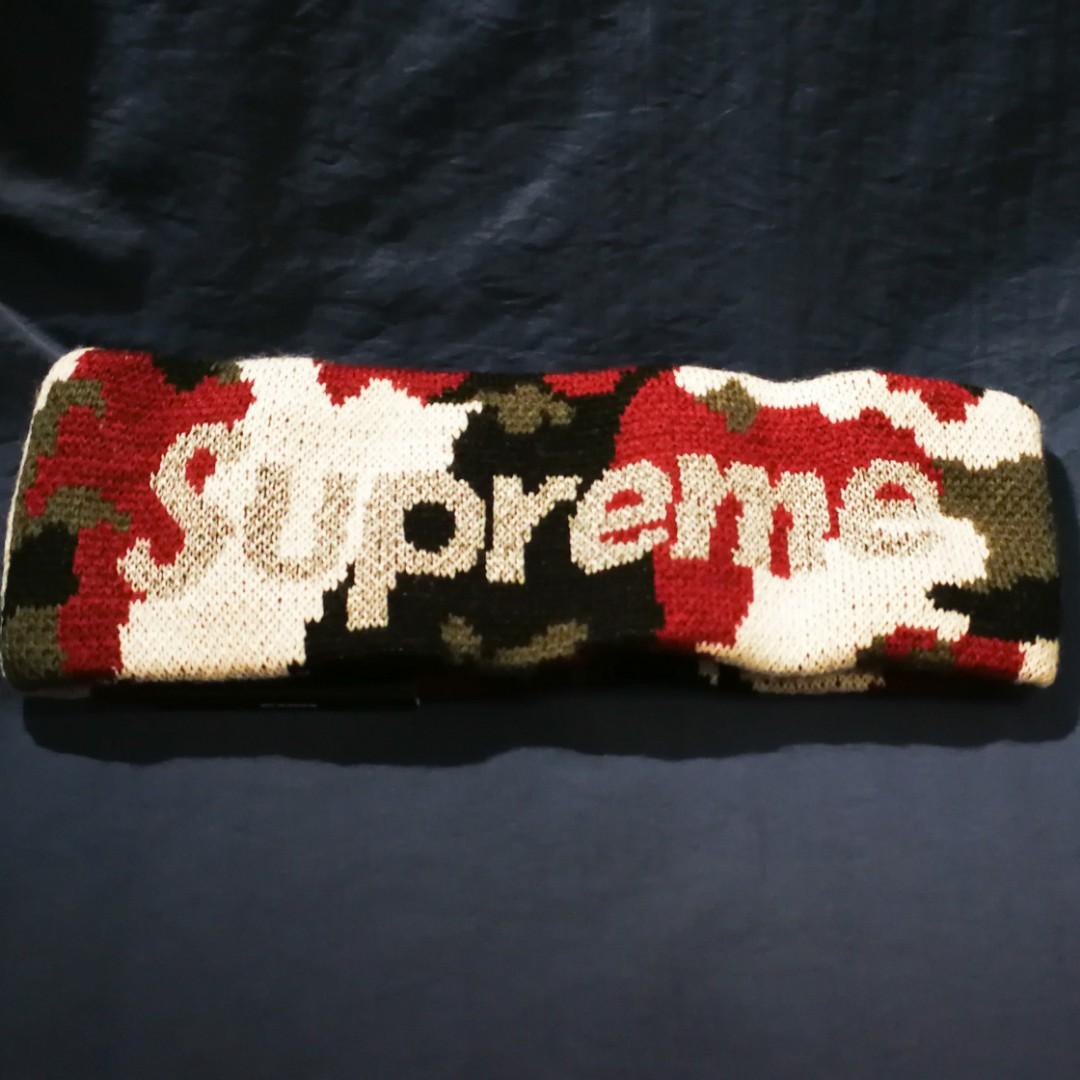 Supreme headband red camo top