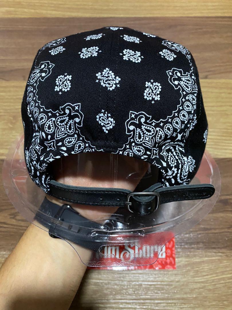 Supreme SS21 Bandana Camp Cap Black, Men's Fashion, Watches