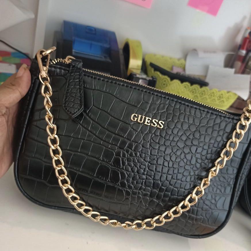 Tas Guess Sling bag tali rantai