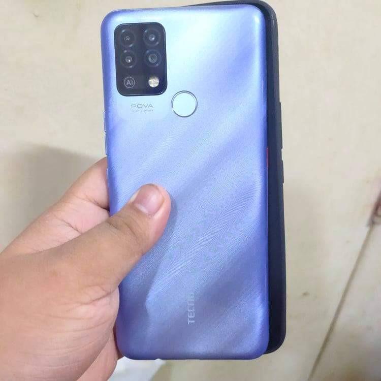 Tecno Pova 6)64GB Gaming phone (Category: Android Others) located in Quezon City. Submitted by khanor (Listing ID 1097024334, Image 2). Description: TECNO POVA LD7 6/64GB GAMING PHONE FOR SALE OR SWAP. Add sa lower unit PRICE :5800 FIX WITH ORIG CHARGER CASE TEMPERED BOX LANG WALA QC QUEZON AVE MEET UP Display: 6.8-inch 2.5D LCD (IPS) screen w/ HD+ 1640 x 720 resolution at 264 ppi CPU: 2.0GHz 12nm MediaTek Helio G80 octa-core processor GPU: Mali-
