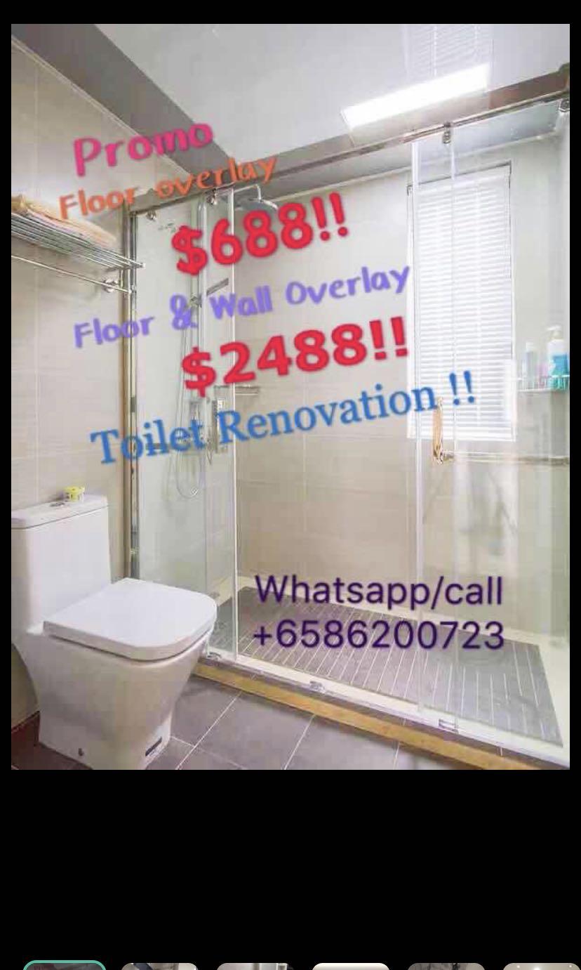 Toilet tiling overlay and toilet renovation, kitchen tiling overlay and kitchen renovation628630937226261125