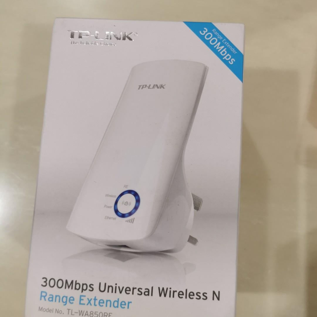 TP link Wireless Range extender (Category: Networking) located in Petaling Jaya. Submitted by saltyplayer (Listing ID 1097012474, Image 1). Description: TP Link 300Mbos Universal Wireless N Range extender. Comes with original box and Manual..