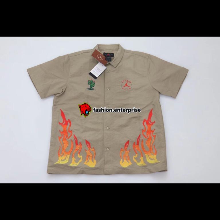 Travis Scott Cactus Jack x Jordan Button Down Shirt