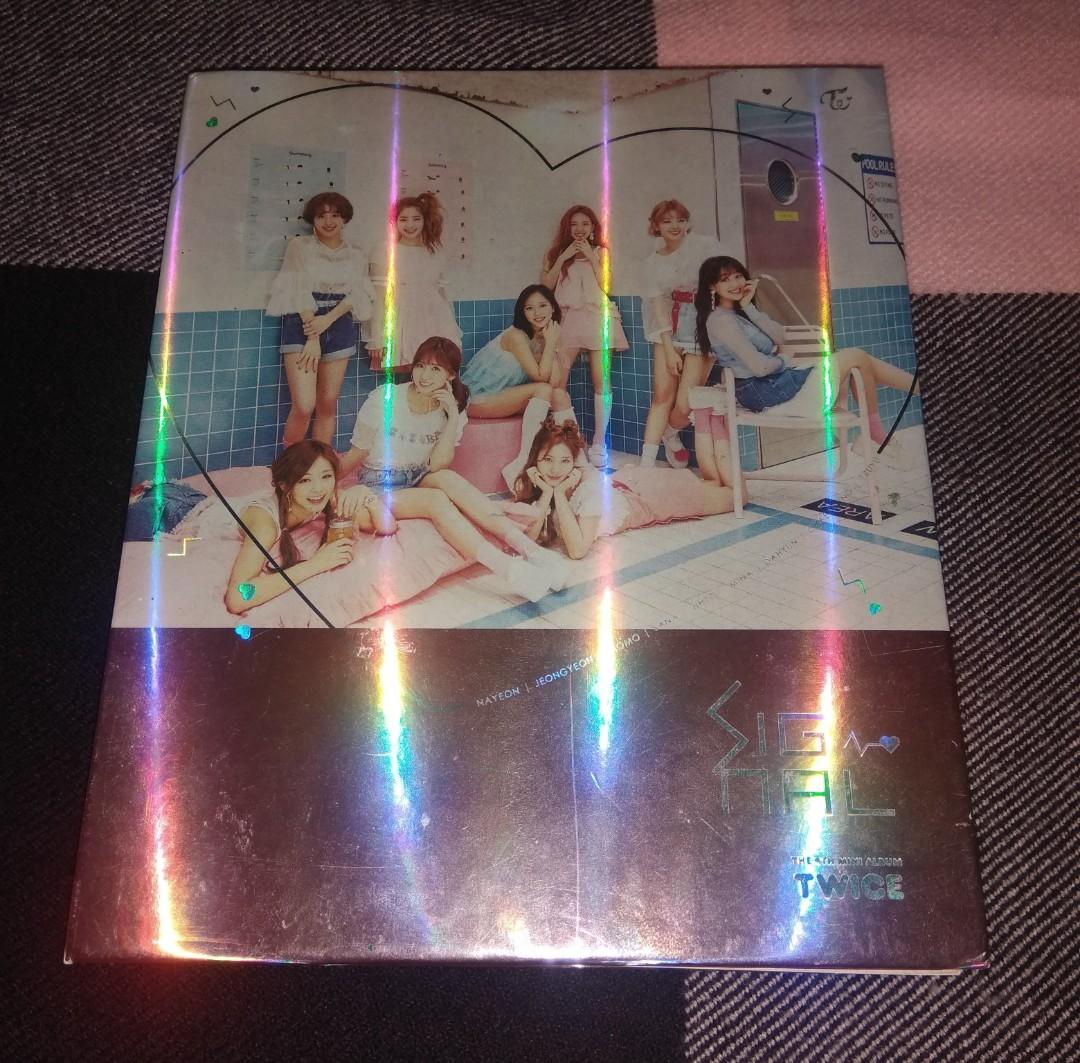 Unsealed Twice Signal Album With Jihyo Photocards Set Hobbies Toys Memorabilia Collectibles K Wave On Carousell Unsealed Twice Signal Album With Jihyo Photocards Set Hobbies Toys Memorabilia Collectibles K Wave On Carousell