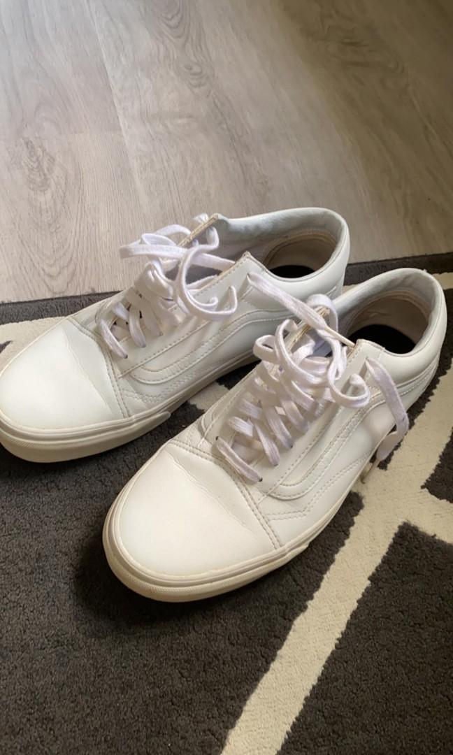 All white vans size 5 top