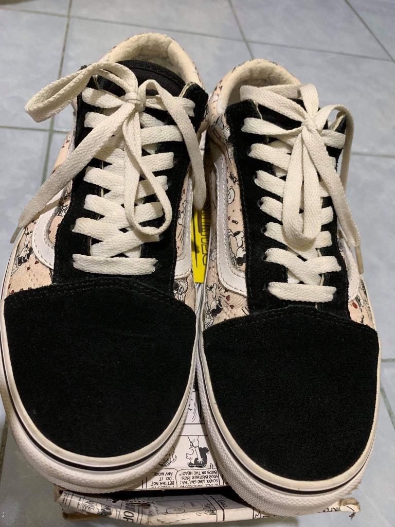 vans peanuts smack pearl