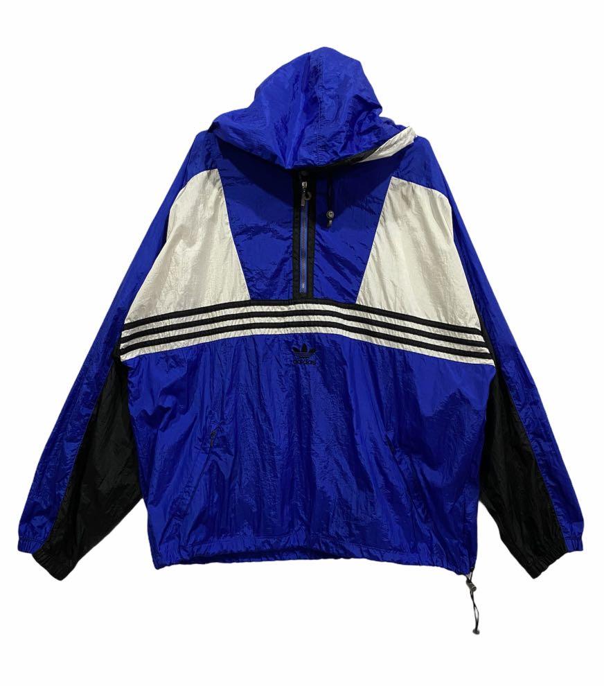 Vintage 90 s Adidas Pullover Hoodie Nylon Windbreaker Track