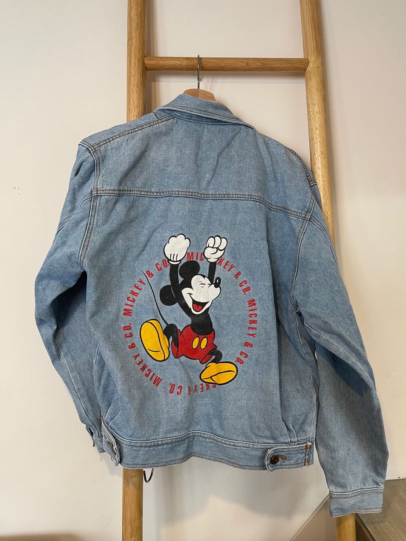 Vintage Disney Denim Jacket, Women's Fashion, Coats, Jackets and ...