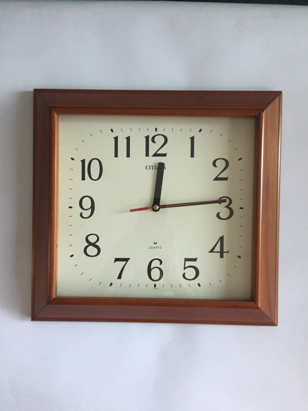 wall clock citizen from japan, Furniture & Home Living, Home Decor