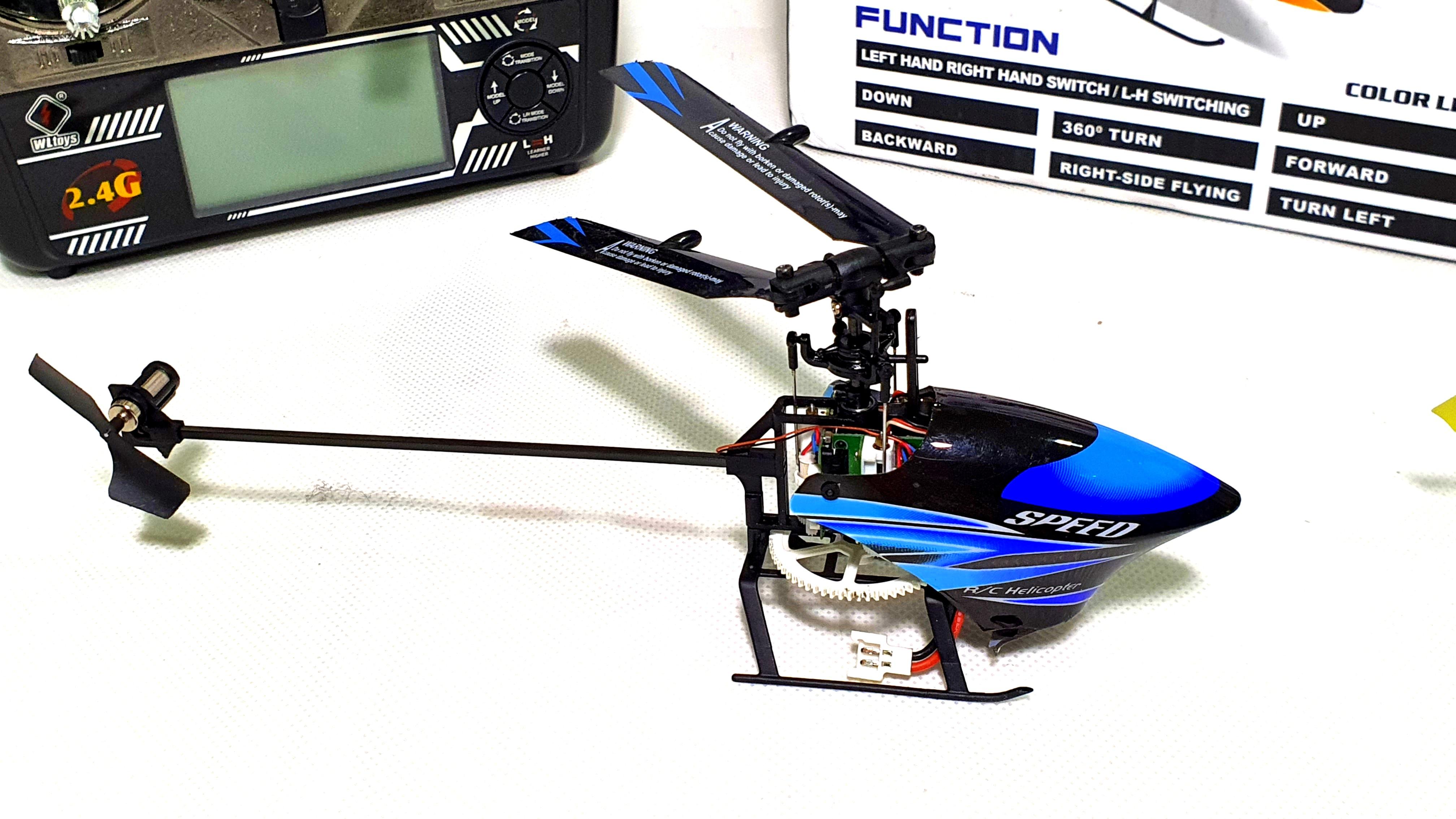WLToys V933 V944 Skylark 4 6 Channel Flybarless Helicopter Ready to Fly 2.4GHz