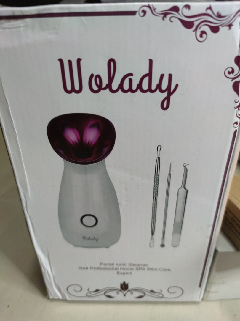 Wolady facial ionic steamer, Beauty & Personal Care, Face, Face Care on