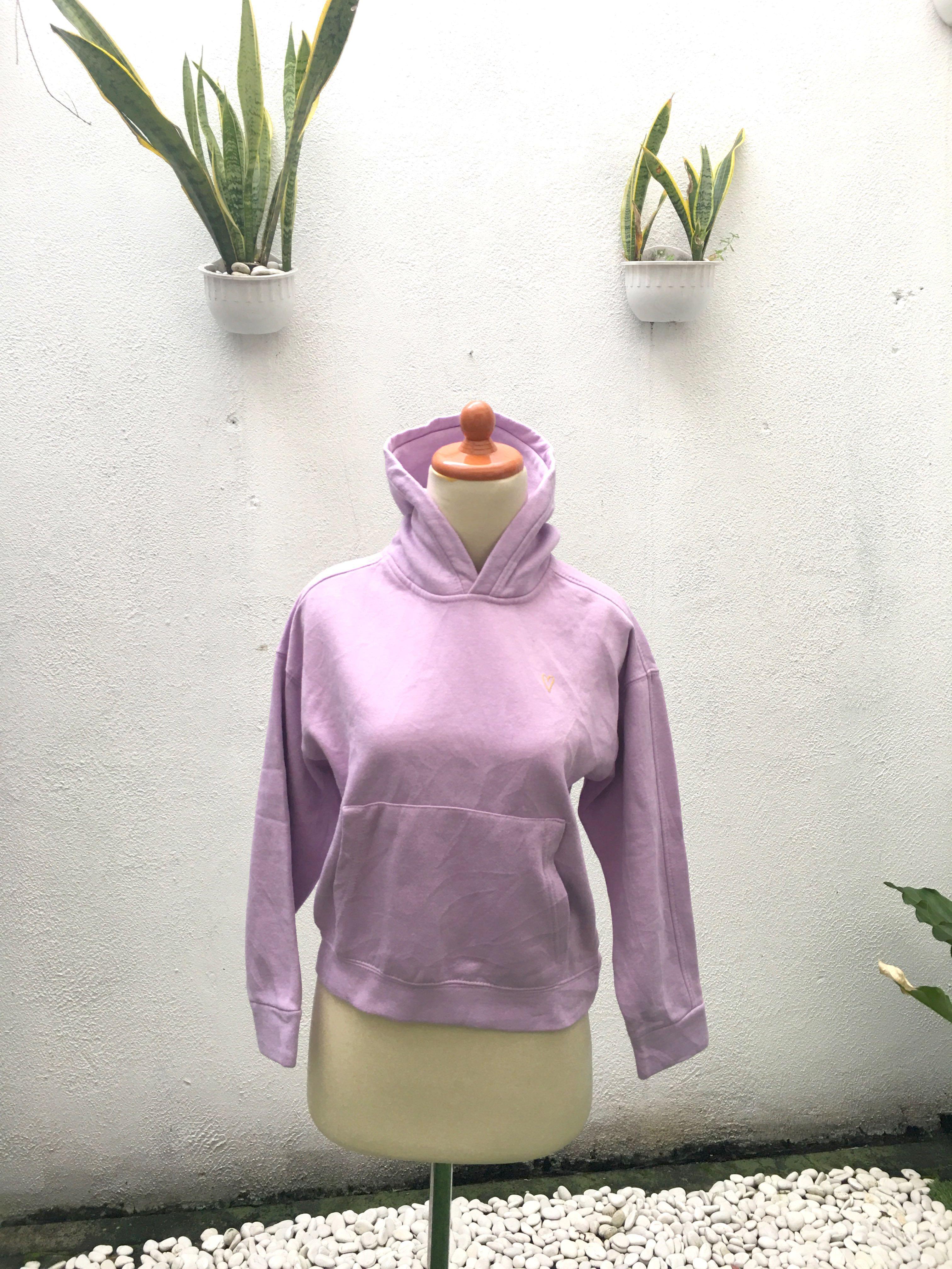 Zara lilac online hoodie