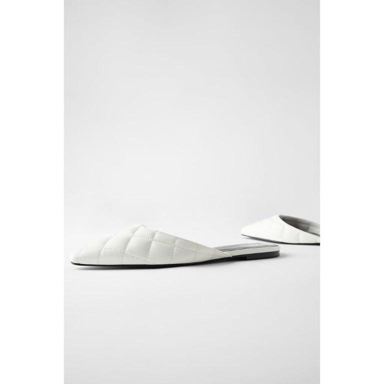 Zara quilted mules outlet