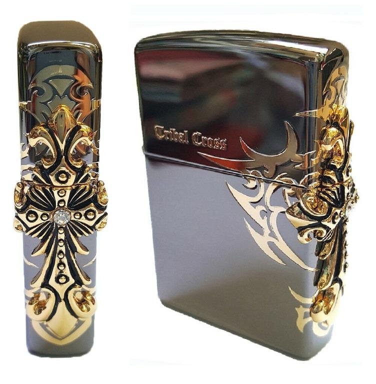 Zippo Tribal Cross Lighter 名牌 飾物及配件 Carousell