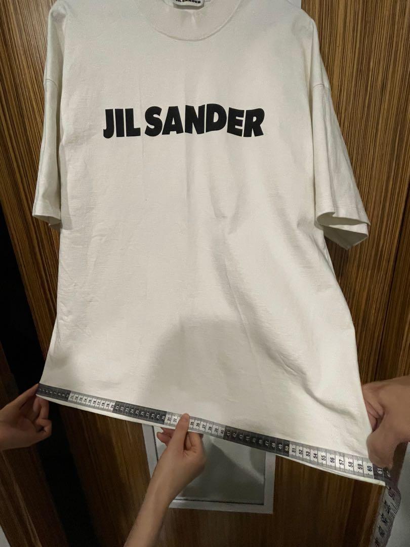 100% Authentic Jil Sander logo T-SHIRT, Men's Fashion, Tops & Sets 