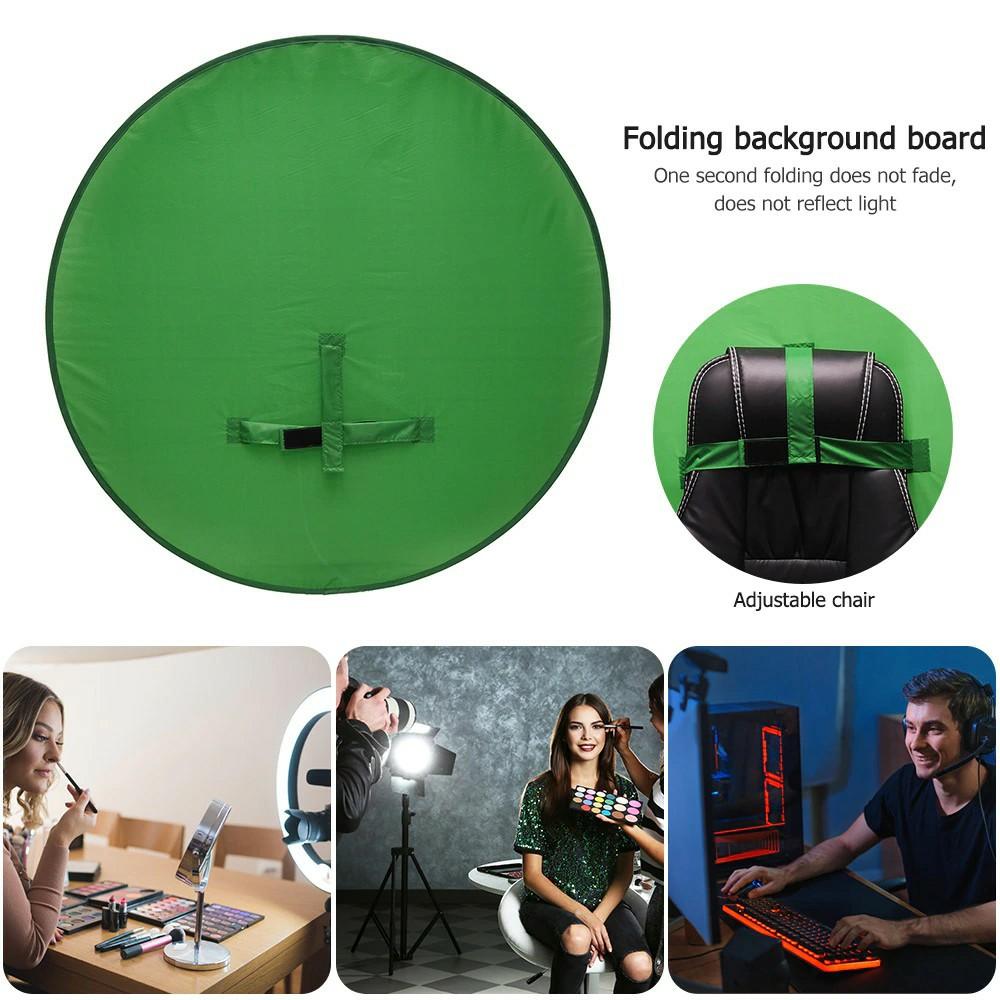 142cm Chair Green Screen Studio Fold Reflector Collapsible Chromakey