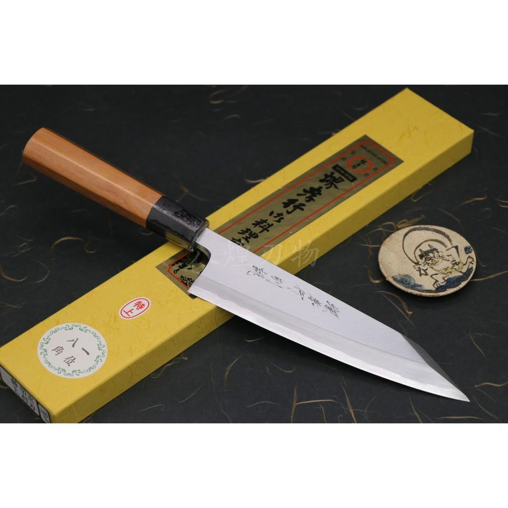 🇯🇵 [日本] 堺孝行🔥新品上架🔥【🌟白二鋼切付劍形出刃180mm🌟】日本