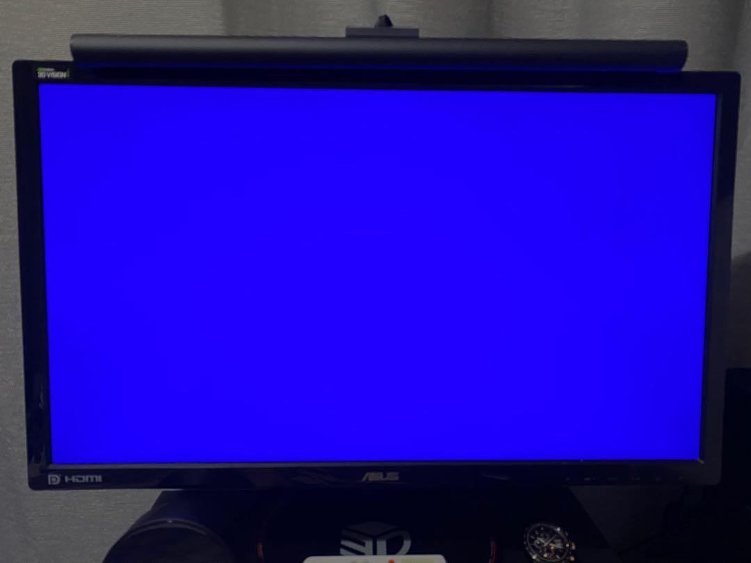 極新 24吋 ASUS Vg248 qe Full HD 144Hz gaming monitor, 電腦＆科技, 電腦周邊及配件, 電子屏幕