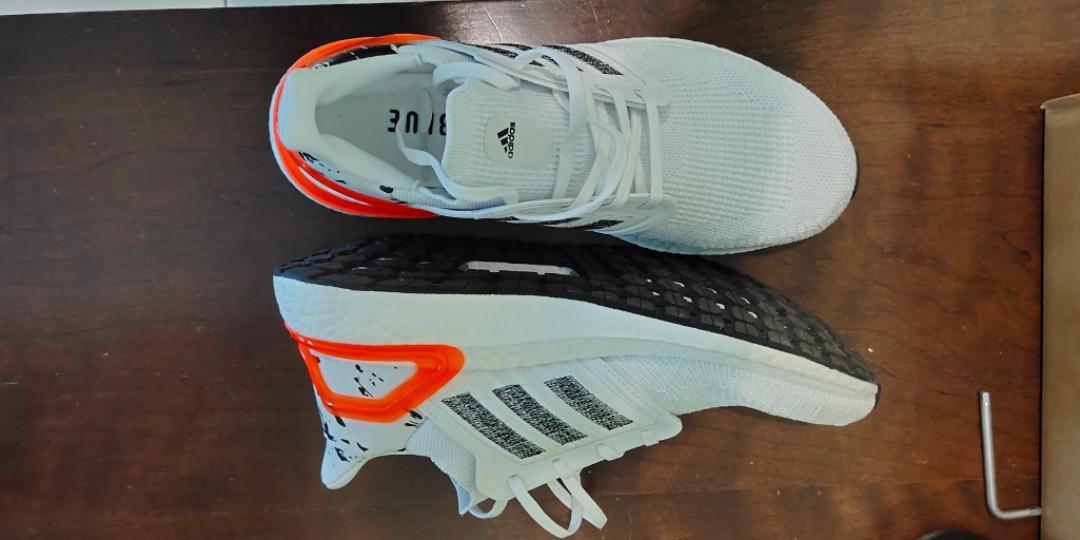 Adidas Ultraboost PB 2020 White Signal coral, Men's Fashion, Footwear,  Sneakers on Carousell