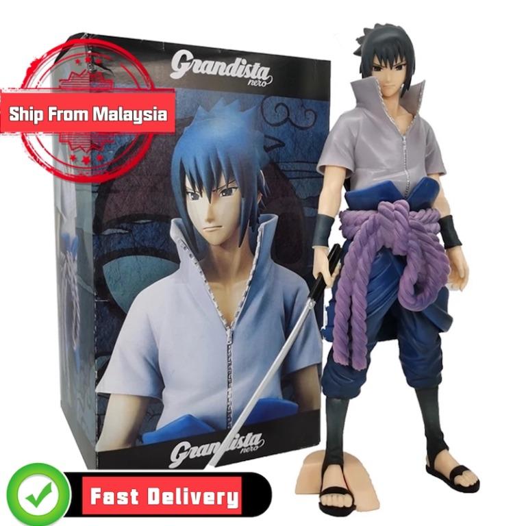 Sasuke Uchiha Naruto Action Figure 28cm Anime PVC GK Statue Model Figurine  Toys