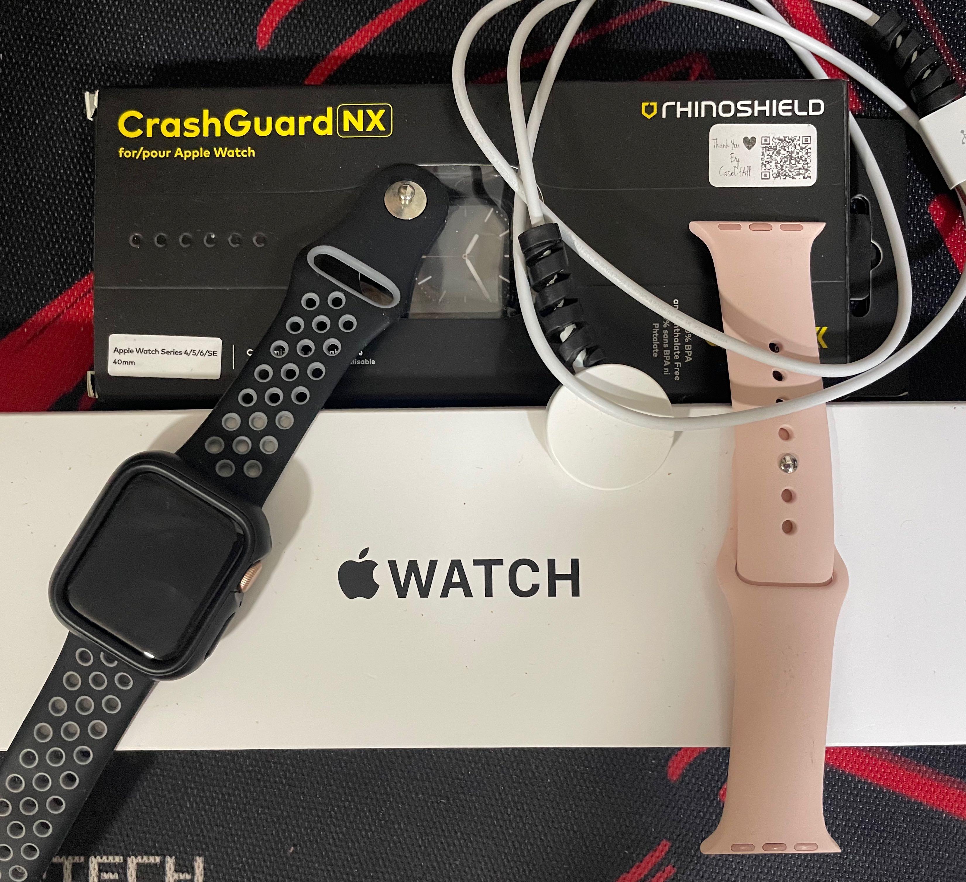 Apple Watch SE Rose Gold 40mm, Luxury, Watches on Carousell