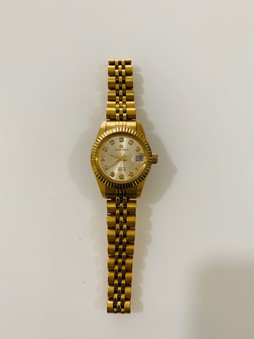 Aries gold sapphire new arrivals crystal
