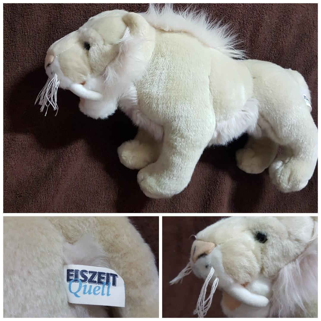 Saber tooth shop tiger plush