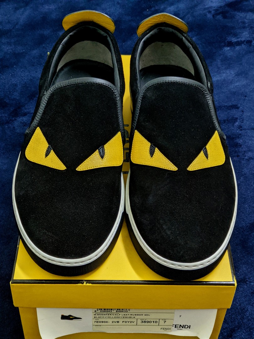 fendi slip on
