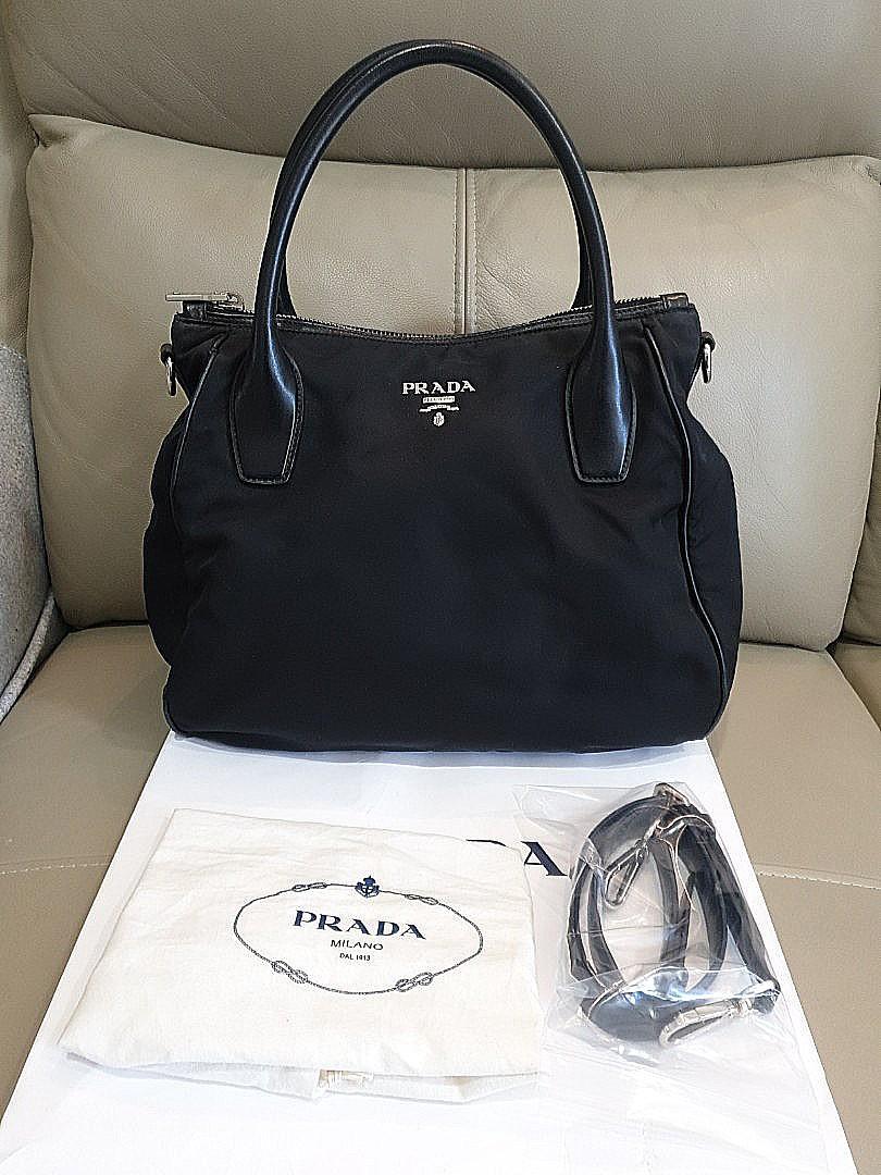 Authentic prada BR4992 nylon handbag, Luxury, Bags & Wallets on Carousell