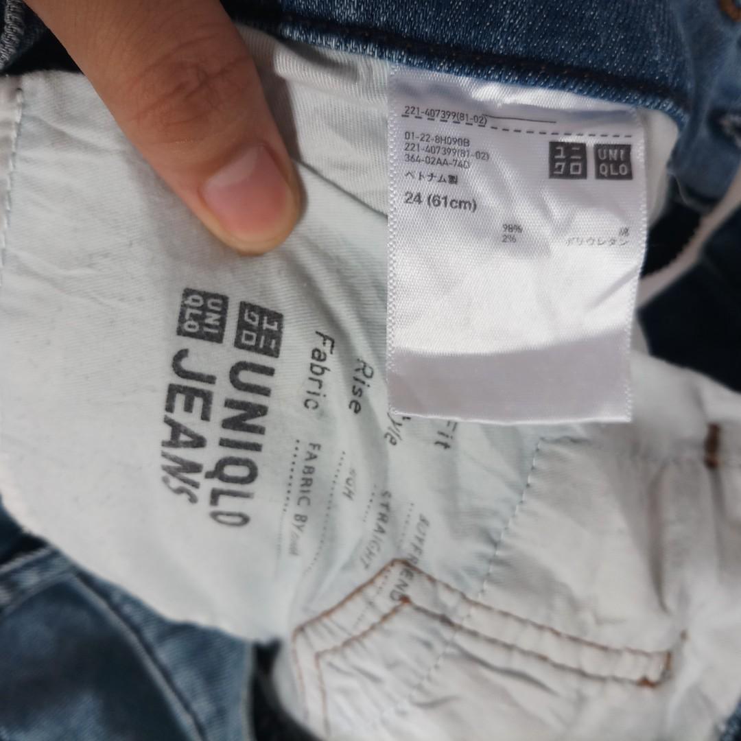 Authentic Uniqlo boyfriend high rise 