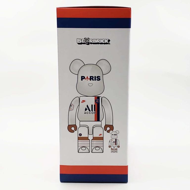 現貨】Be@rbrick PARIS SAINT-GERMAIN 巴黎聖日耳門400％ + 100%, 興趣