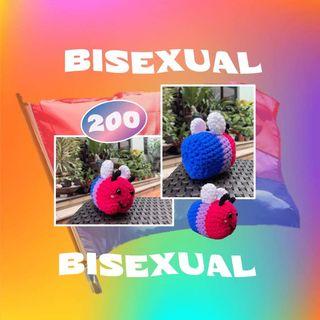 Bisexual Bee Plushie Pride Crochet