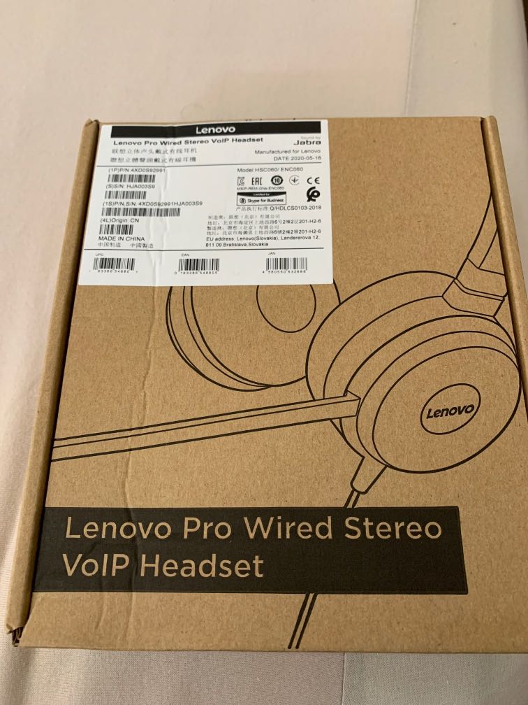 BNIB Jabra Lenovo Pro Wired Stereo VOIP 