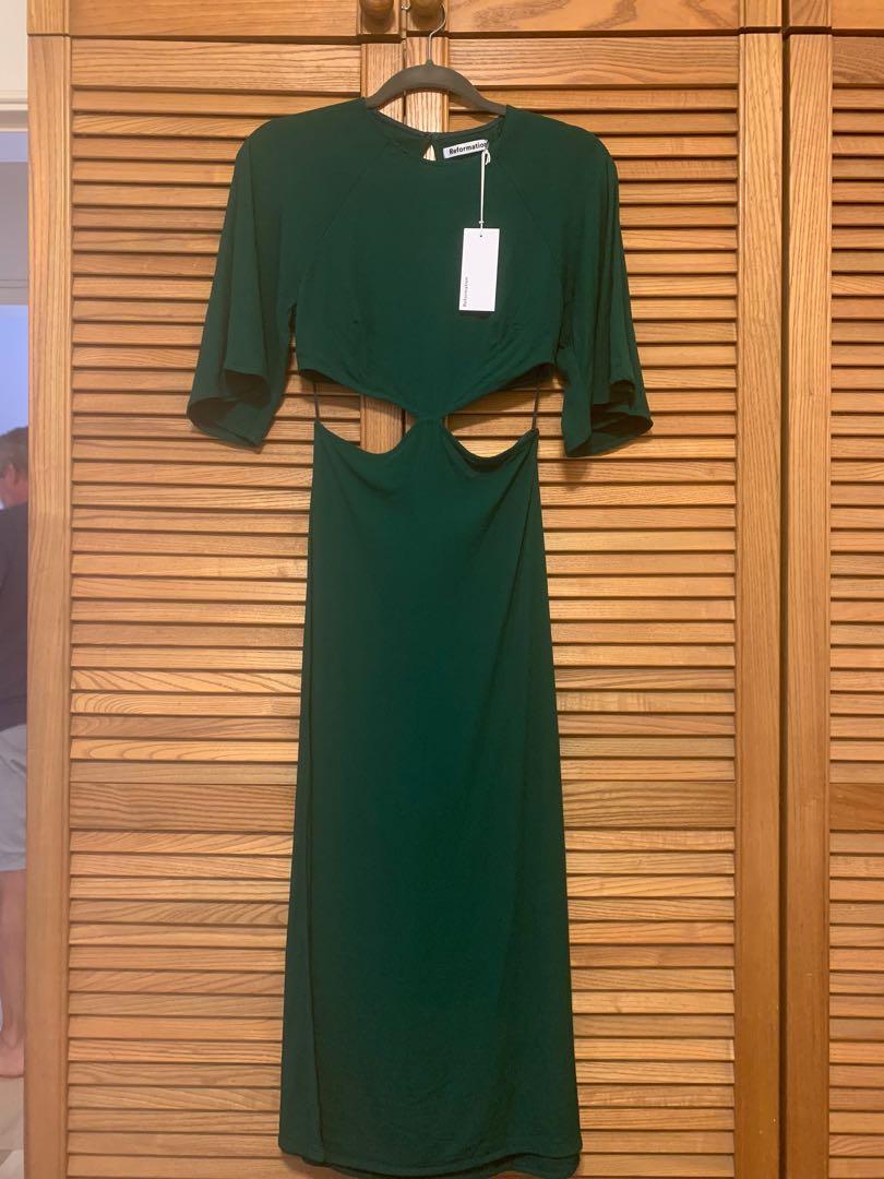 Bnwt Reformation Benny Dress Sz4 Women S Fashion Dresses Sets Dresses On Carousell