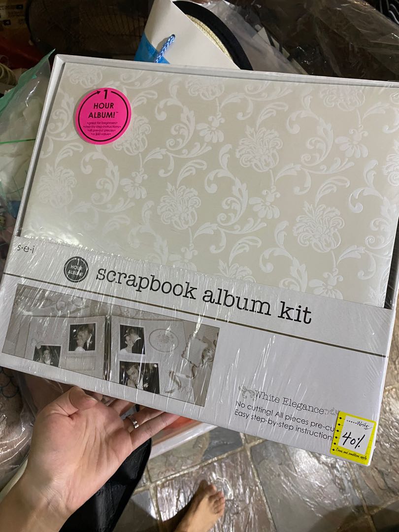 Brand new paperchase album scrapbook kit wedding theme, Hobbies & Toys, Stationery & Craft, Art