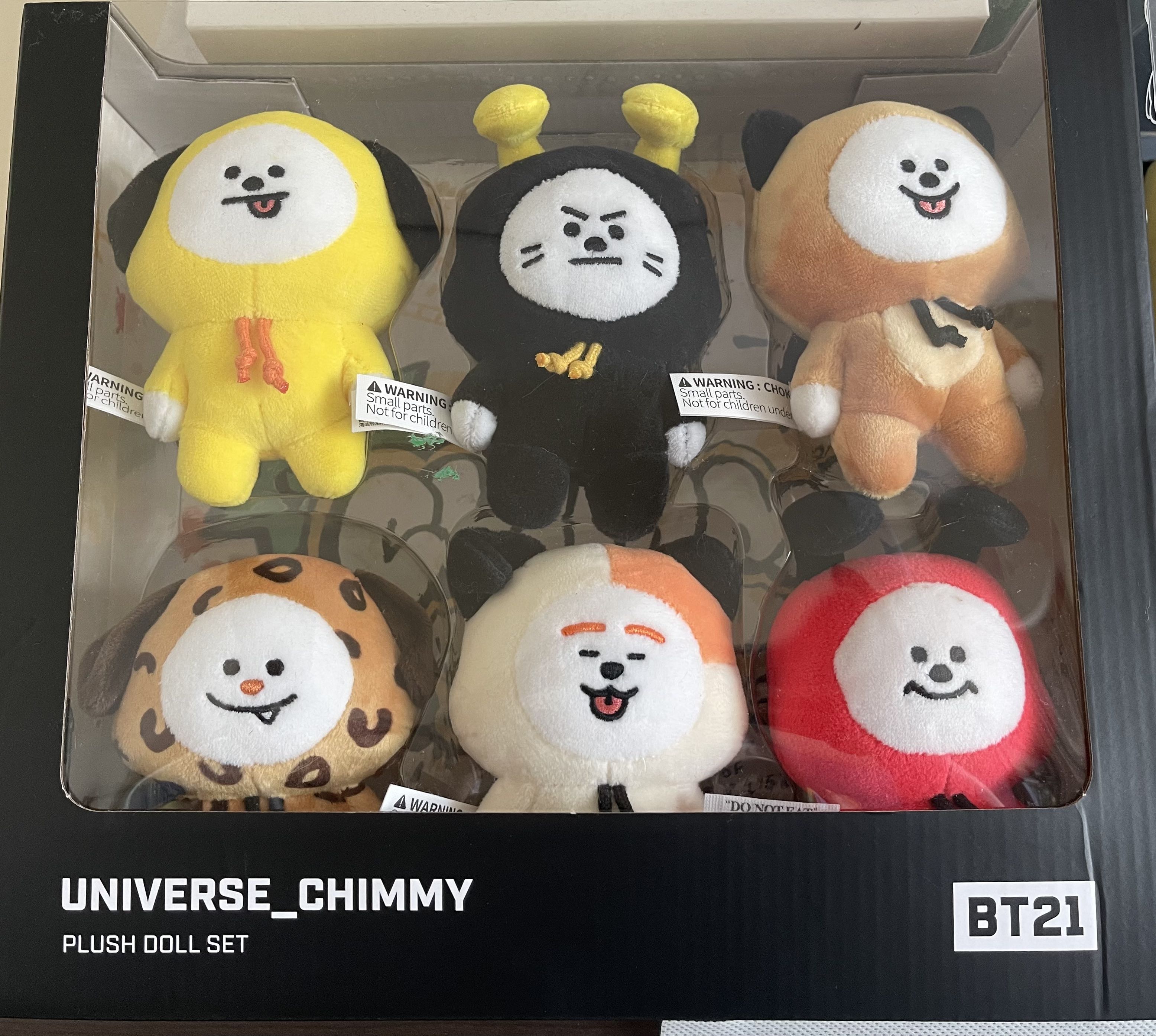 BT21 Chimmy Plush Doll Set, Hobbies & Toys, Memorabilia & Collectibles