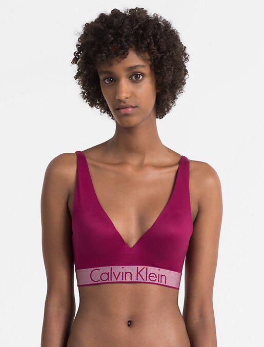 Calvin klein plunge push up bra, Women's Fashion, Tops, Sleeveless