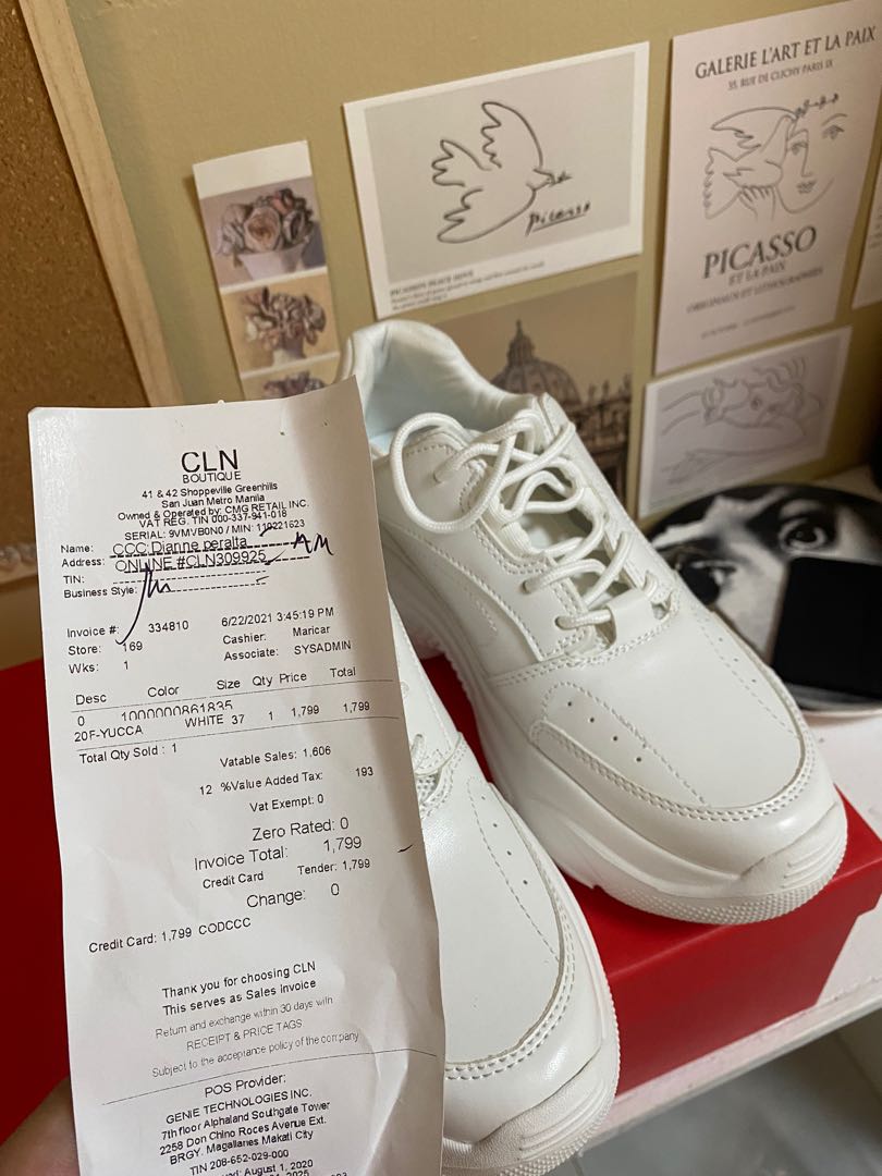 CELINE “CLN” SNEAKER SHOES YUCCA BRAND NEW, Women's Fashion, Footwear,  Sneakers on Carousell