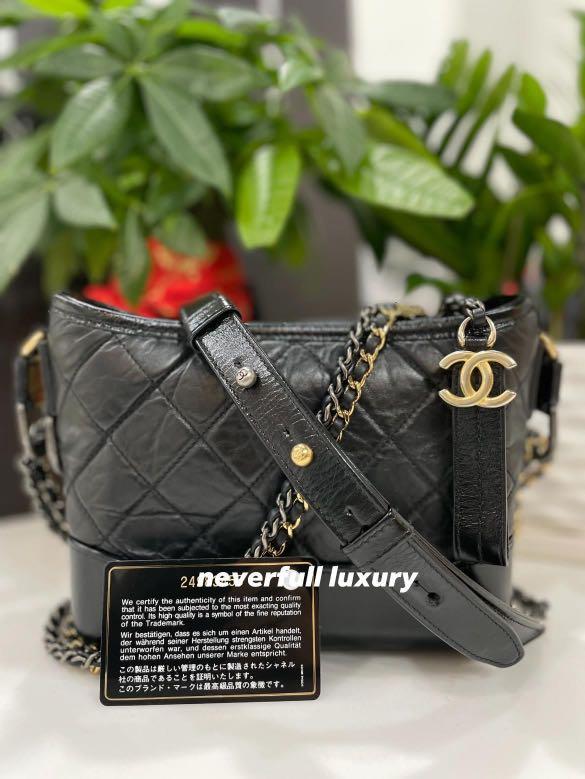 SASOM  bags Chanel Gabrielle Small Hobo Bag In Aged Calfskin And Smooth  Calfskin With Gold-Silver Tone & Ruthenium-Finish Metal White Check the  latest price now!
