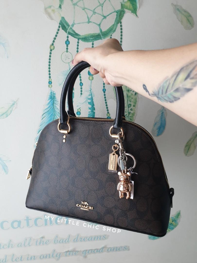 Coach 3d bear on sale bag charm