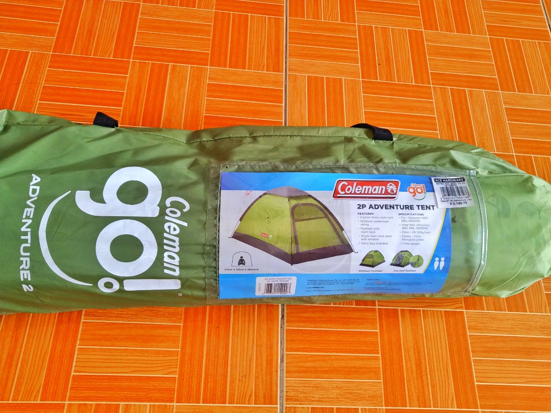 Coleman Go Adventure 2 person Camping Tent