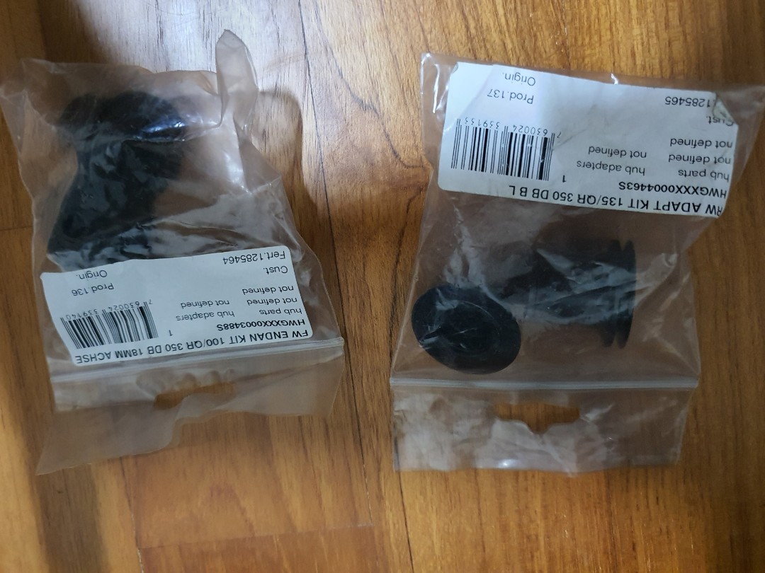 DT swiss Quick release QR front/rear end cap conversion kit, Sports