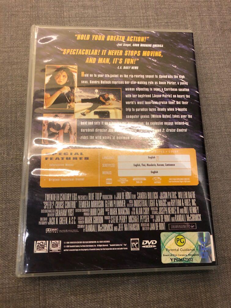 Speed 2 Dvd Movie Hobbies Toys Music Media Cds Dvds On Carousell