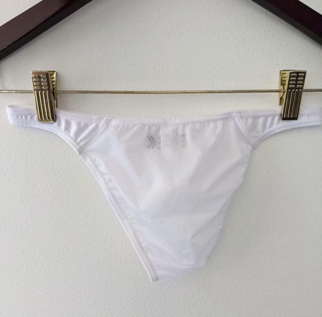 Egde Crisis White Bikini Underwear , Men's Fashion, Bottoms, New Underwear on Carousell