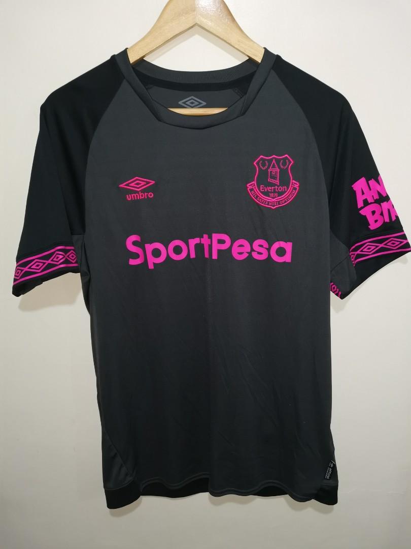 Everton Angry Birds Away Shirt by Umbro Men s Fashion Tops