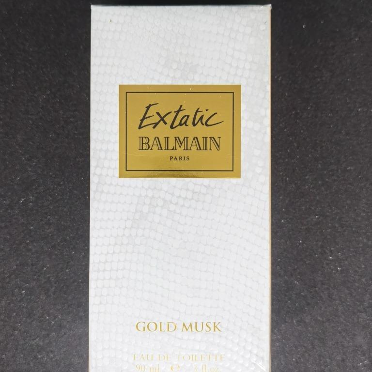 Extatic Gold Musk by Balmain Paris EDT (W) 90ml, Health & Beauty, Perfumes, Nail Care, & Others Carousell